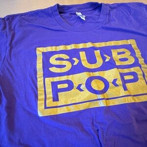 Purple and Gold Short Sleeve Tee